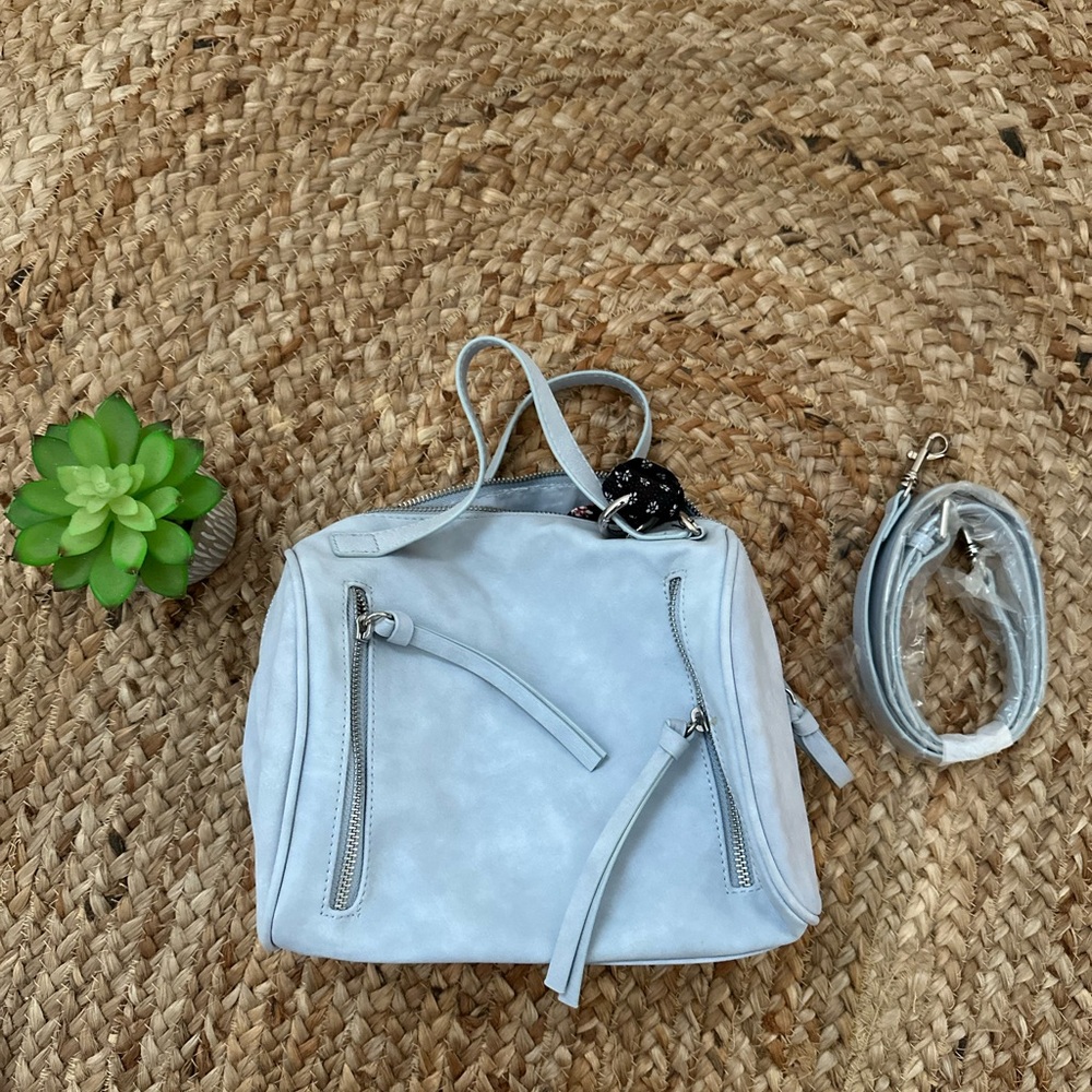 BLUE MINI CROSSBODY BAG